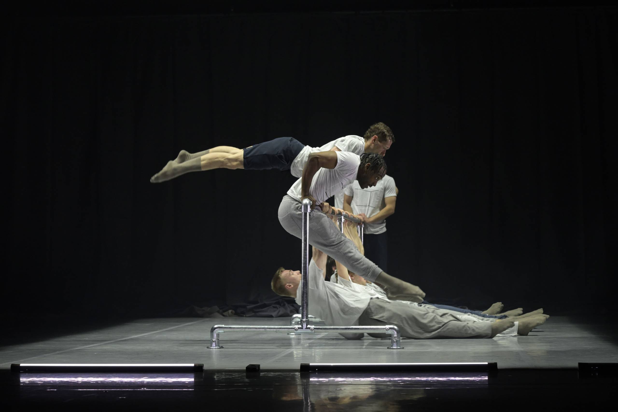 A production image of BalletBoyz.